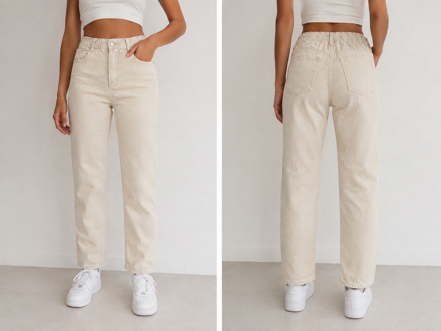 Jean beige 
