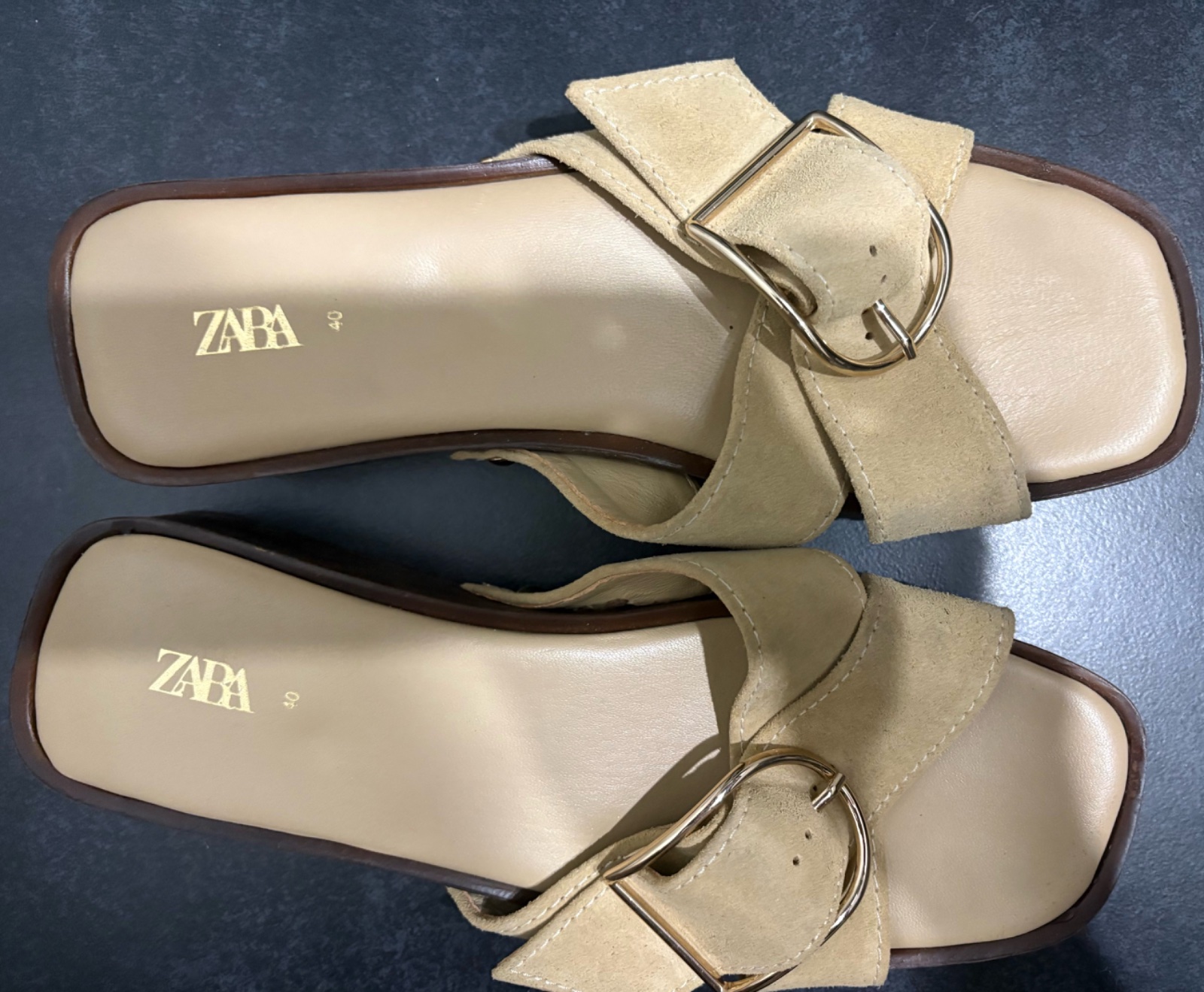 Mules beige
