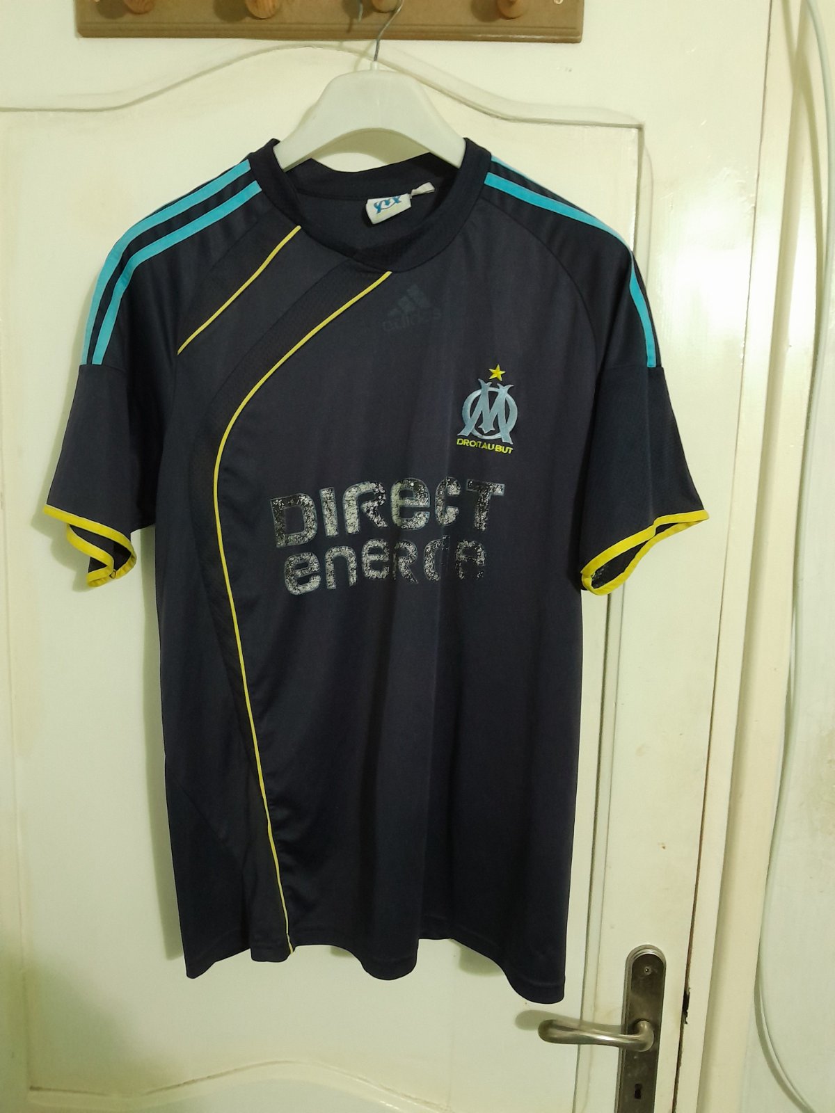 Third Jersey olympique Marseille 2009/2010 Adidas #10 Hatem Ben Arfa 