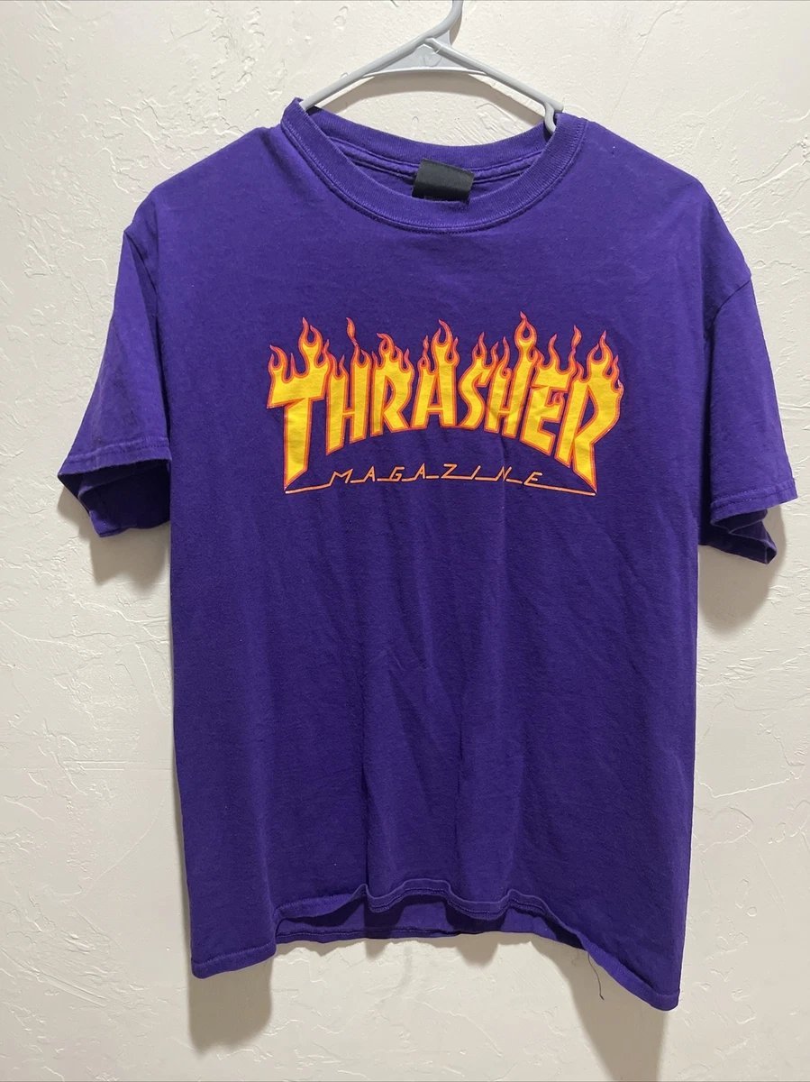 Thrasher Purple T Shirt 