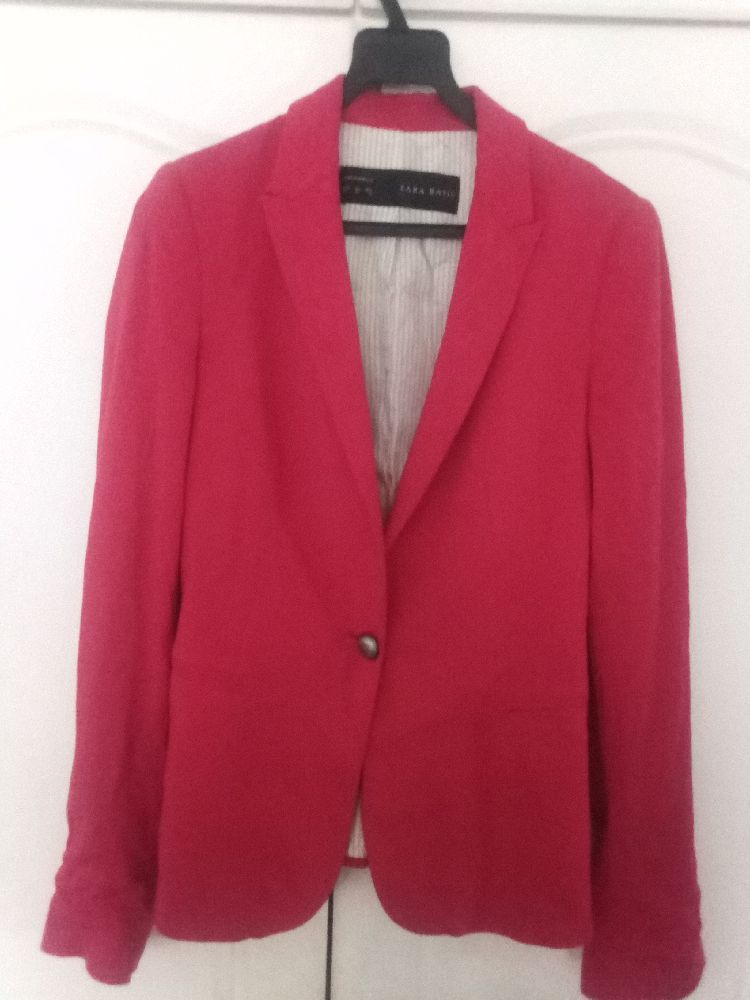 Veste zara rose 