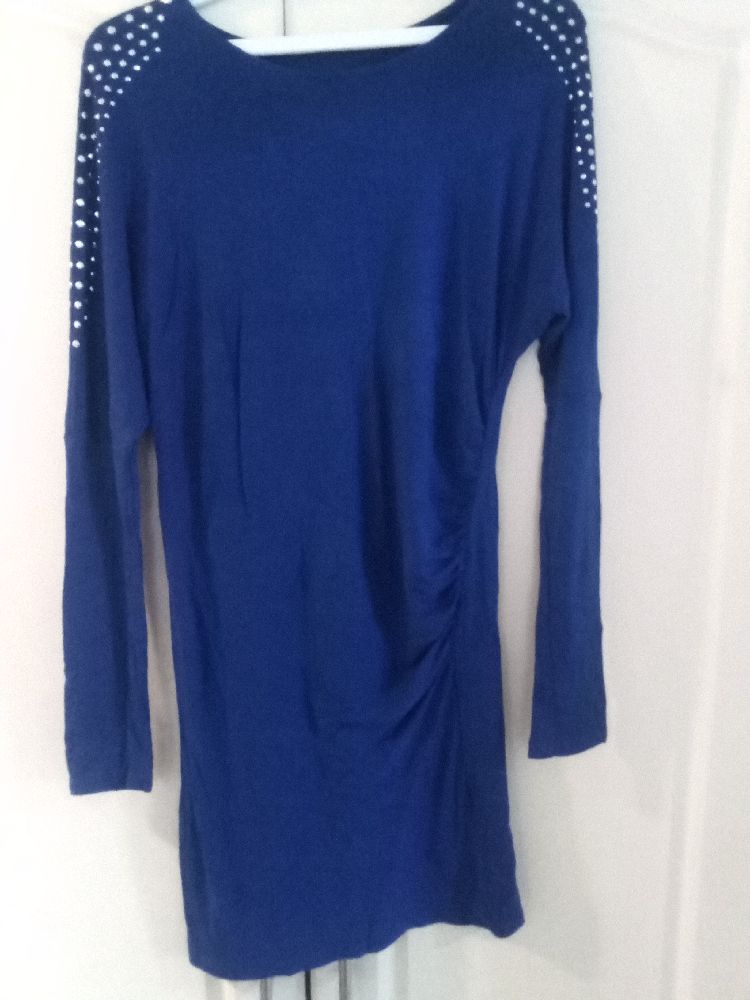 Robe courte bleu sisley