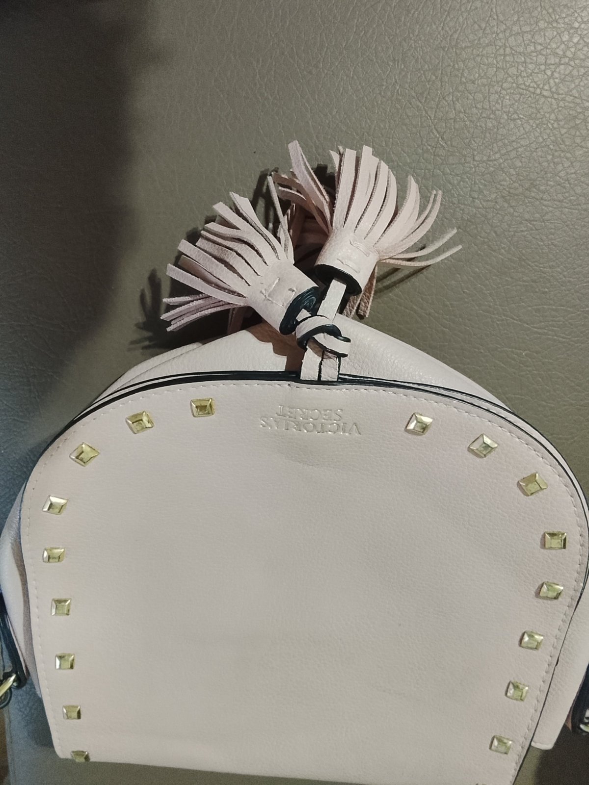 Sac à bandoulière rose poudré Victoria's Secret 