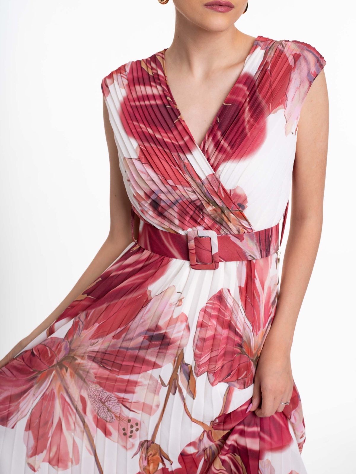 Robe d'été plissée