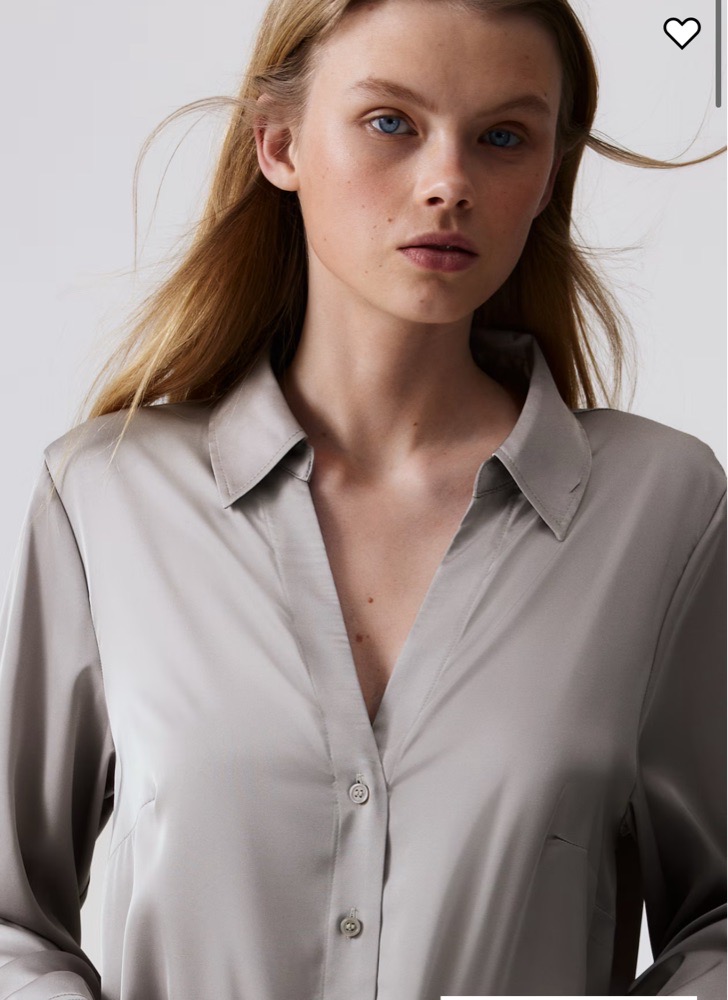 Chemise en satin 