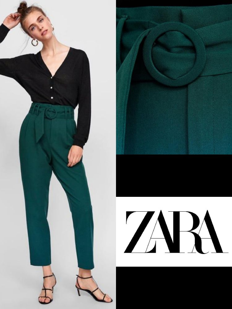 Pantalon taille haute Zara 