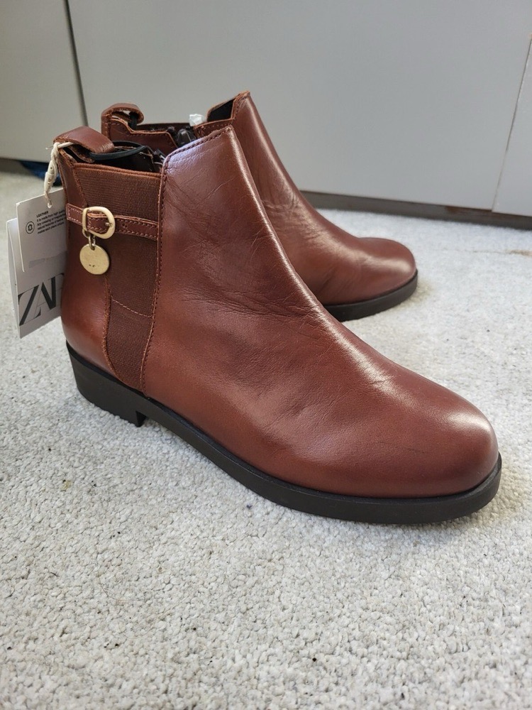 Bottines en cuir 
