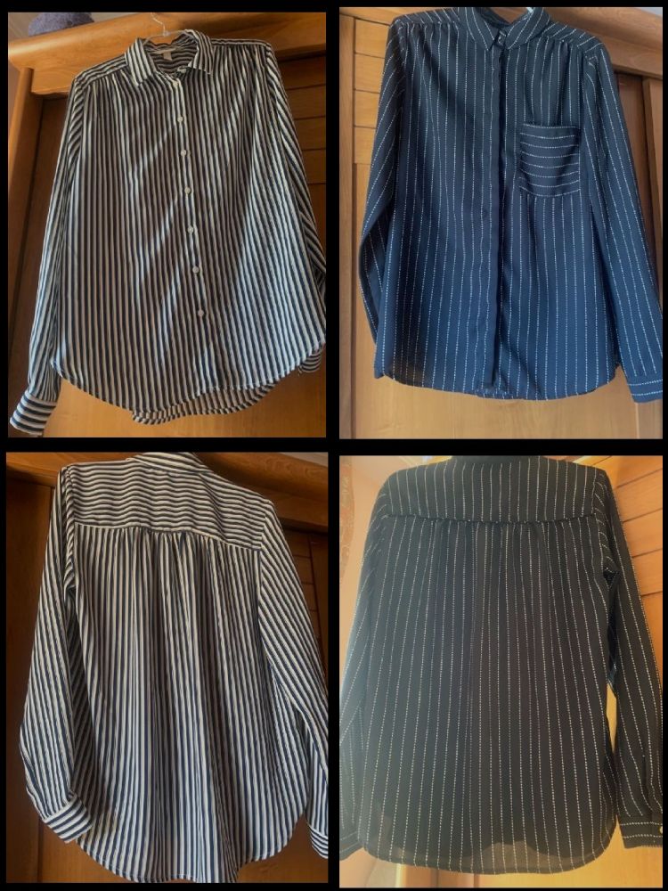 Lot de 2 chemises posées 