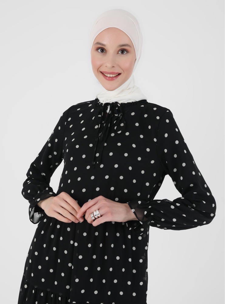 Robe polka dot Modanisa