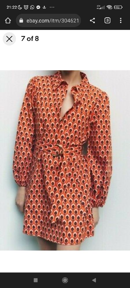 Robe chemise Zara