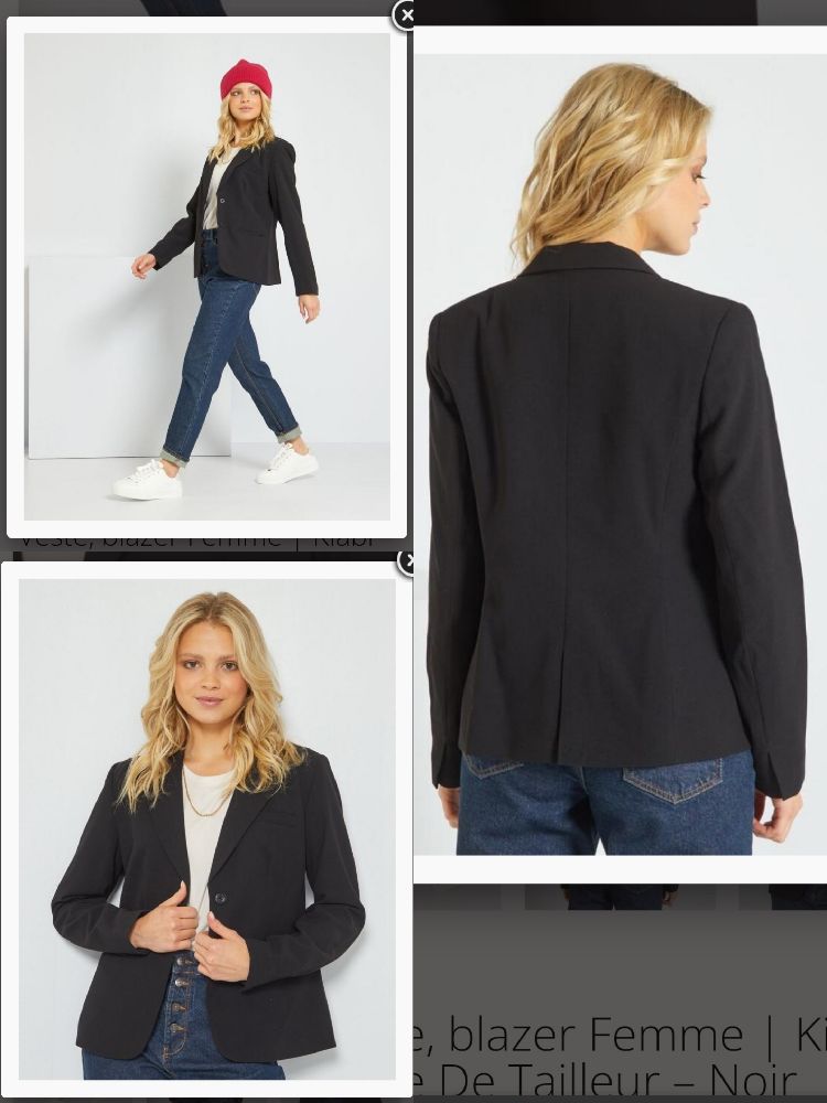 Blazer noir Kiabi- négociable 