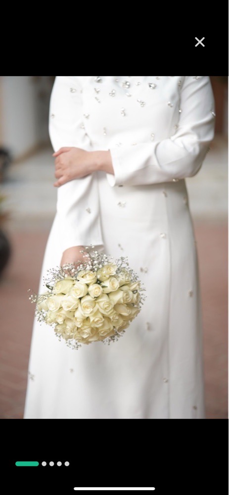 Robe fiancailles 👰‍♀️ pour voilée 💍