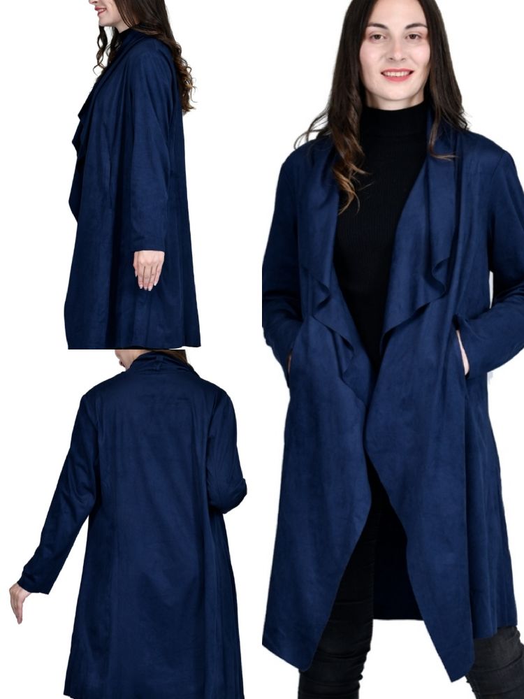 Gilet bleu marine tres douce