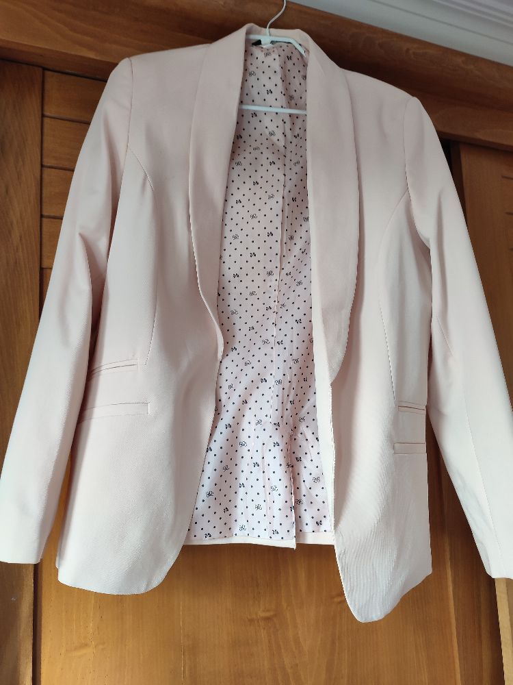Veste beige rosé