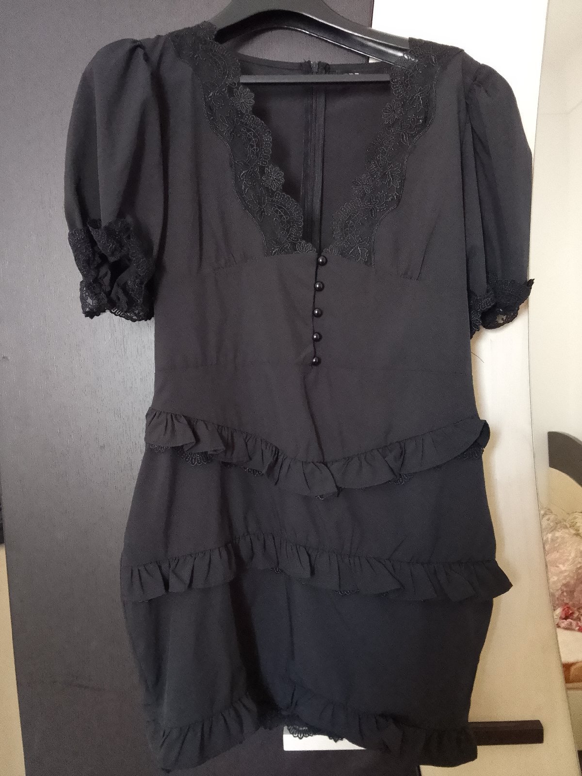 Robe noir dentelle 