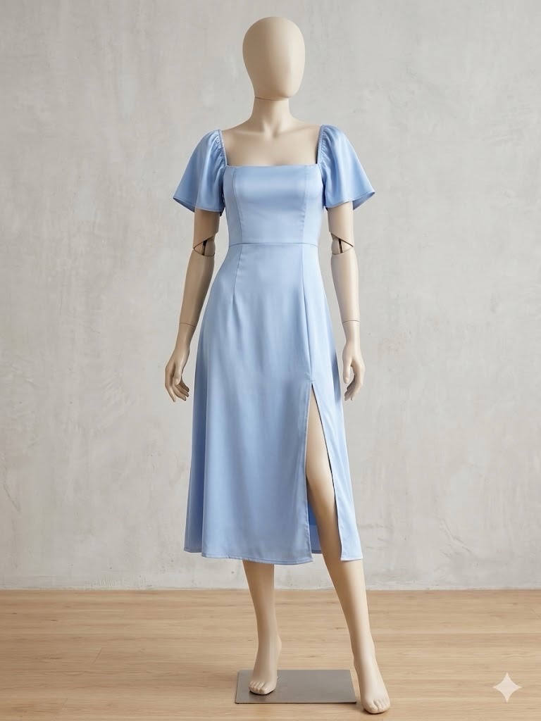 Robe satin