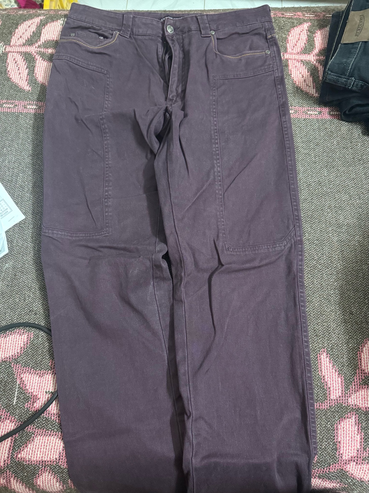 Purple trousers for men 