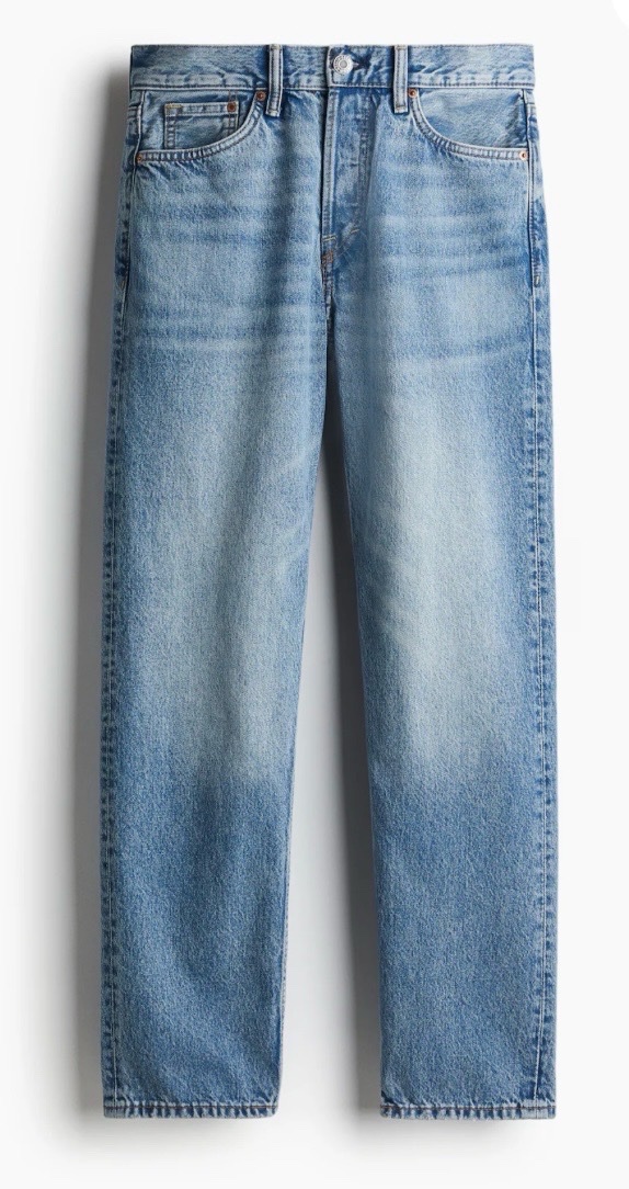 Jean homme hem relaxed fit