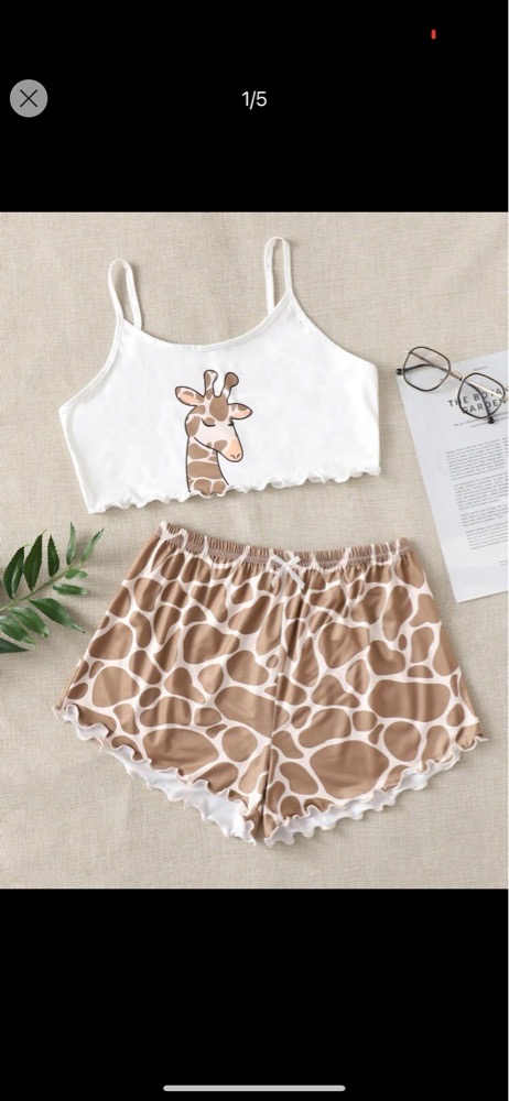 PYJAMA A IMPRIME GIRAFE 