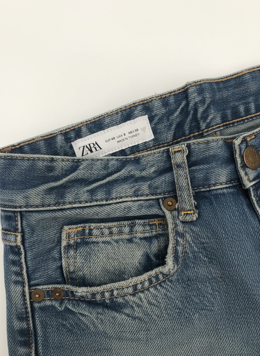 Jean large Zara