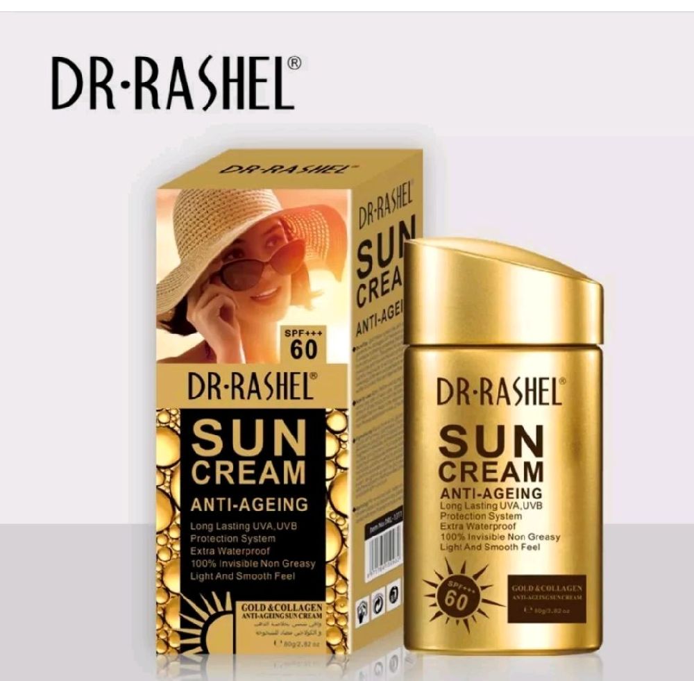 Écran solaire anti age aux extraits de l'or