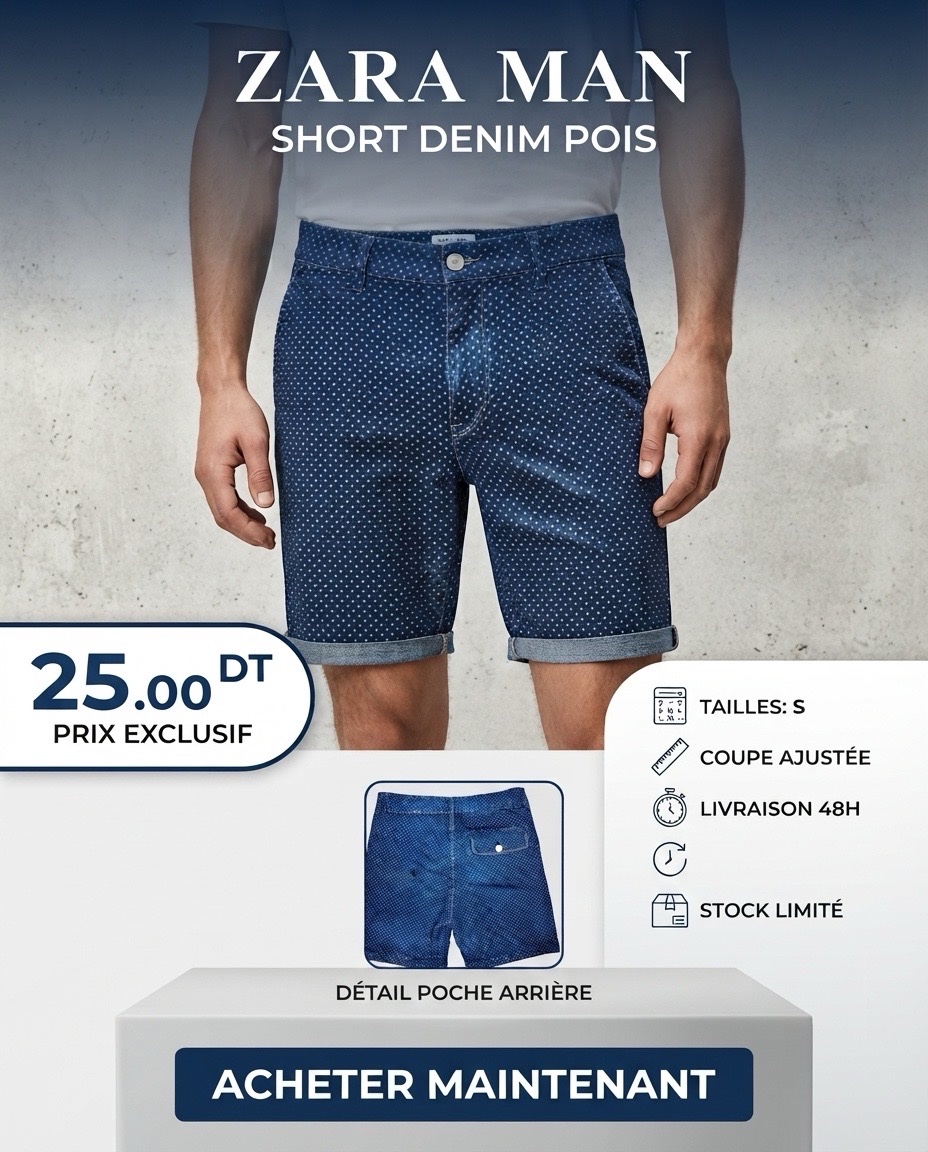Short zara man