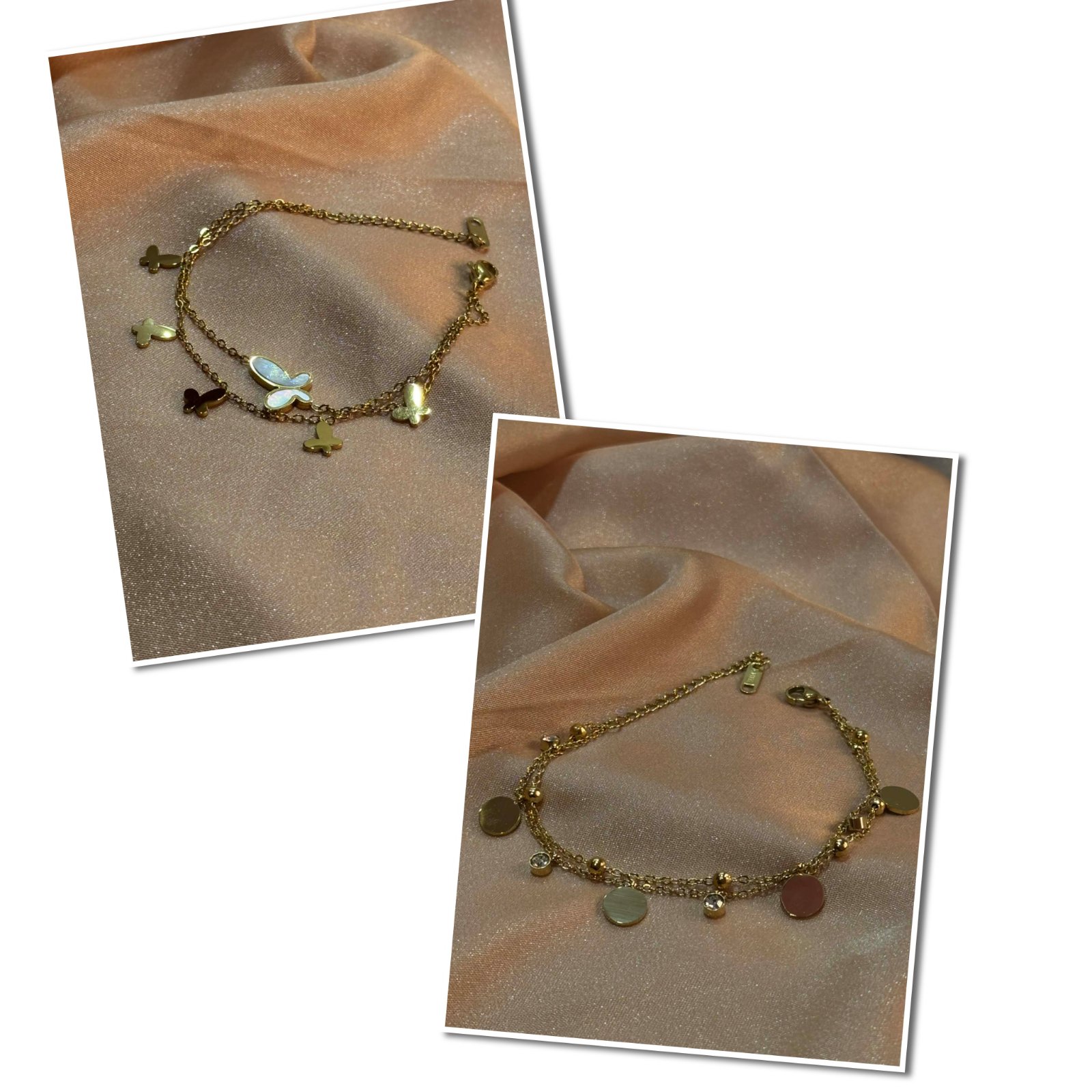 Lot de 2 bracelets inoxydable