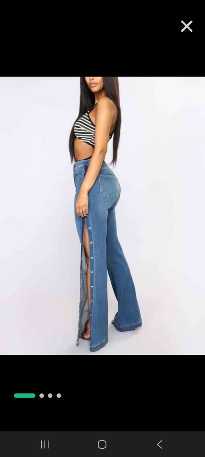 Pantalon jean T 40 très tendance 