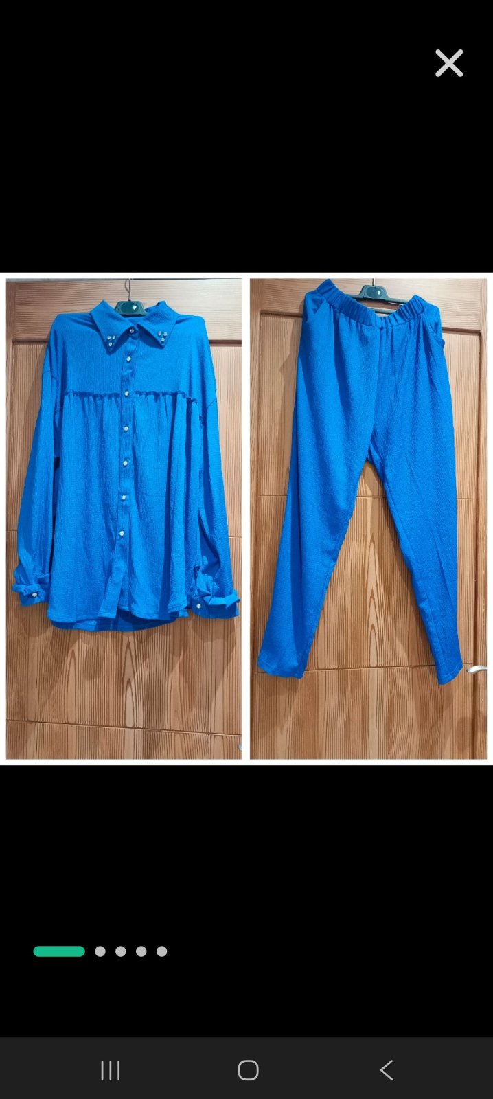 Ensemble bleu très classe