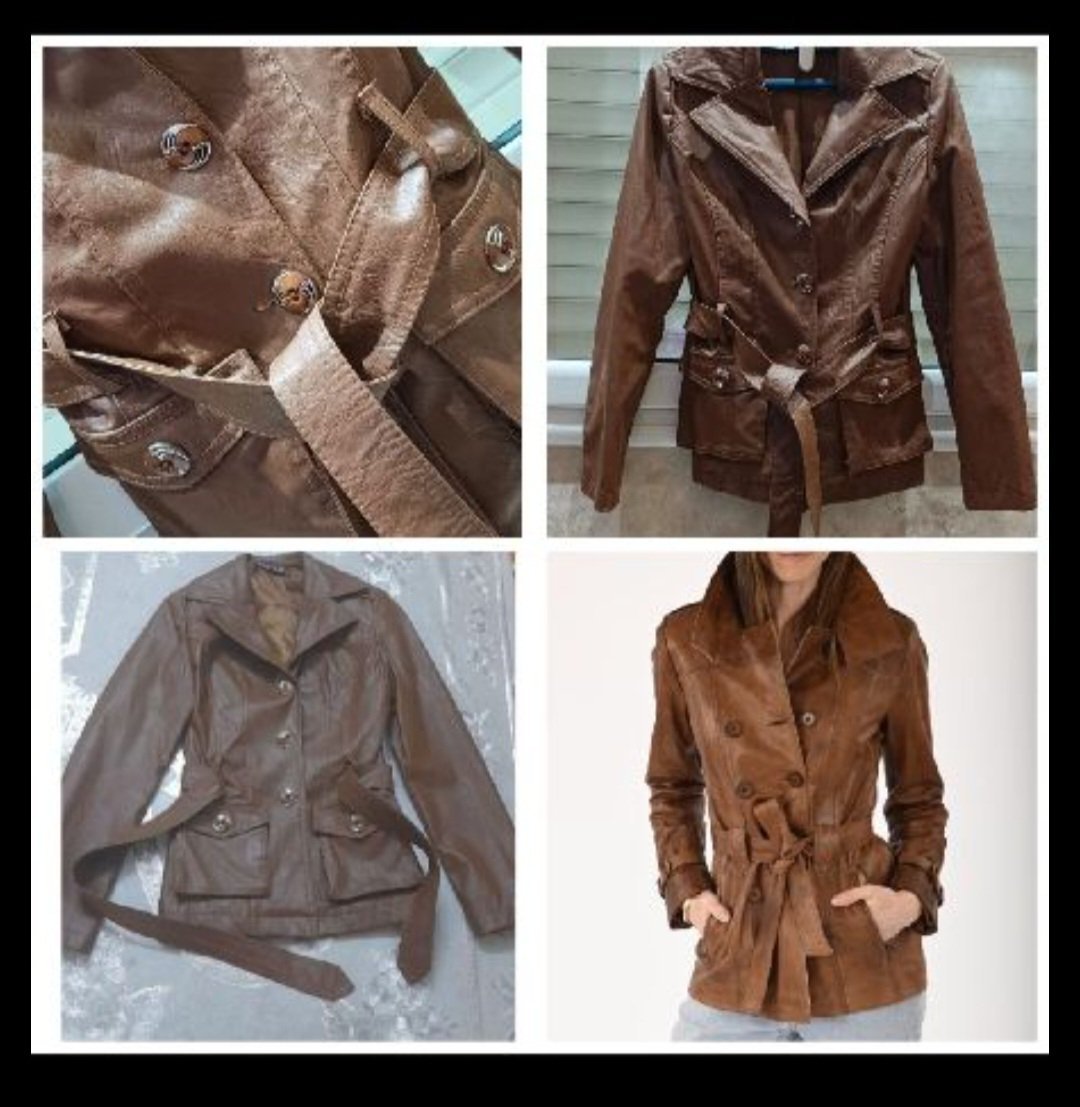 Veste cuire neuve