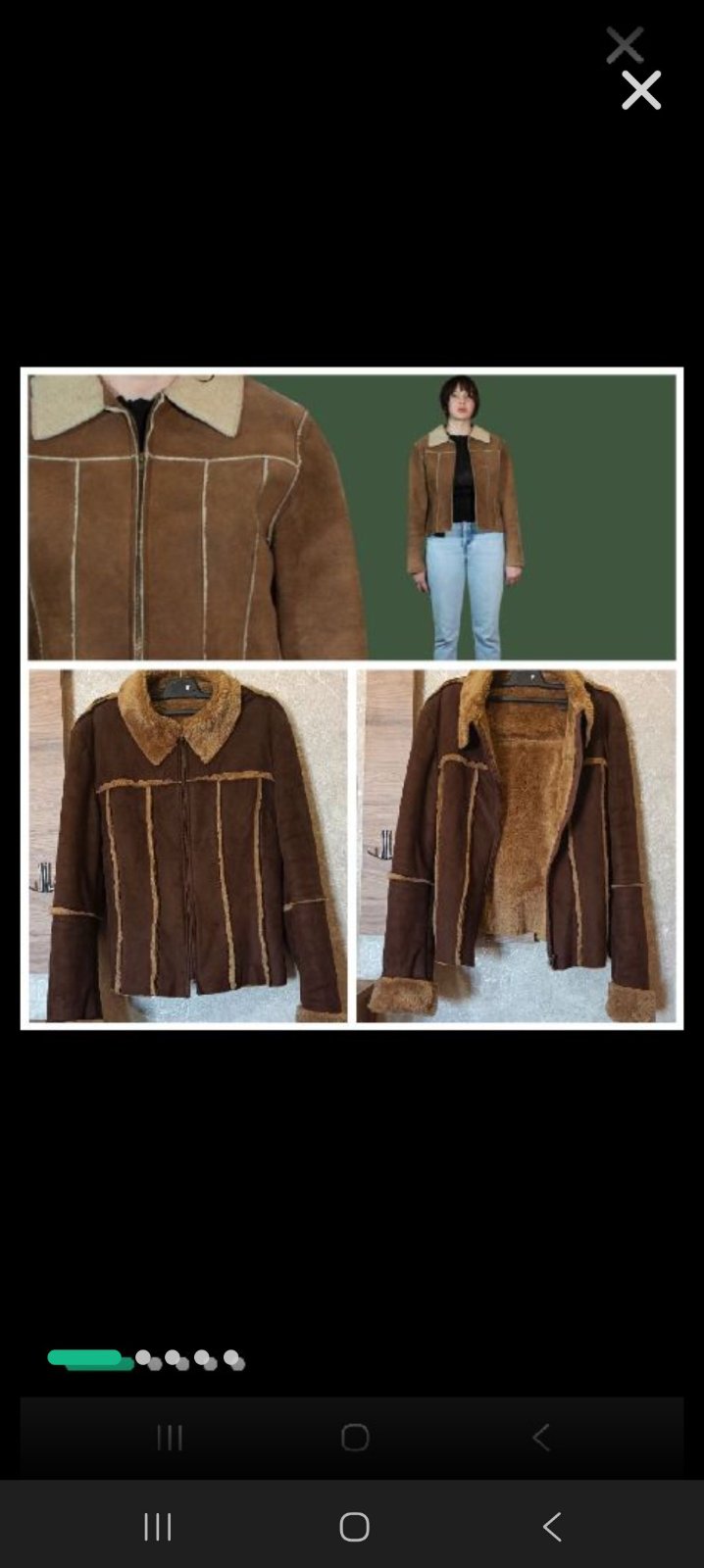 Veste marron dafdoufa