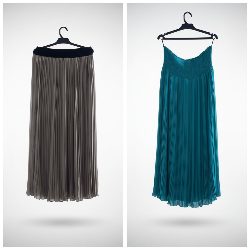 Lot de 2 jupes plissé