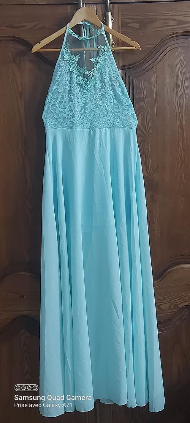 Robe soirée dos nu