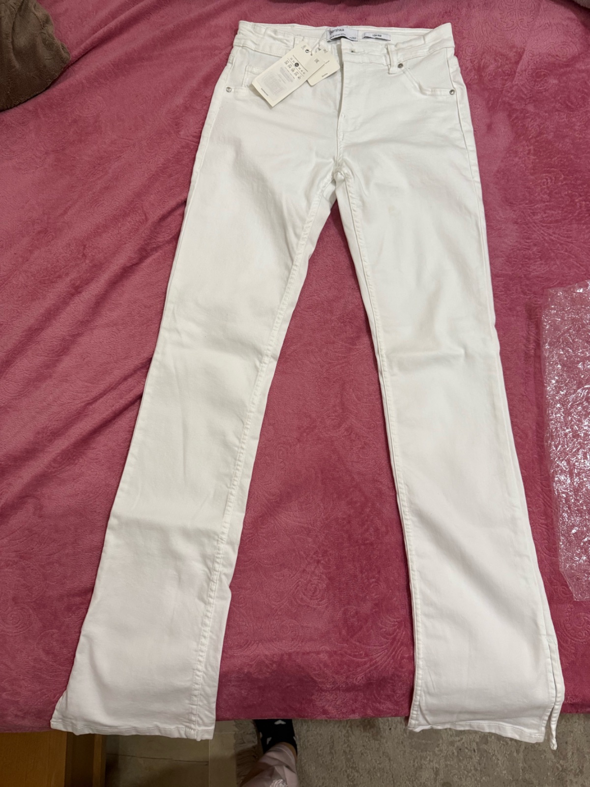 Pantalon blanc bershka neuf