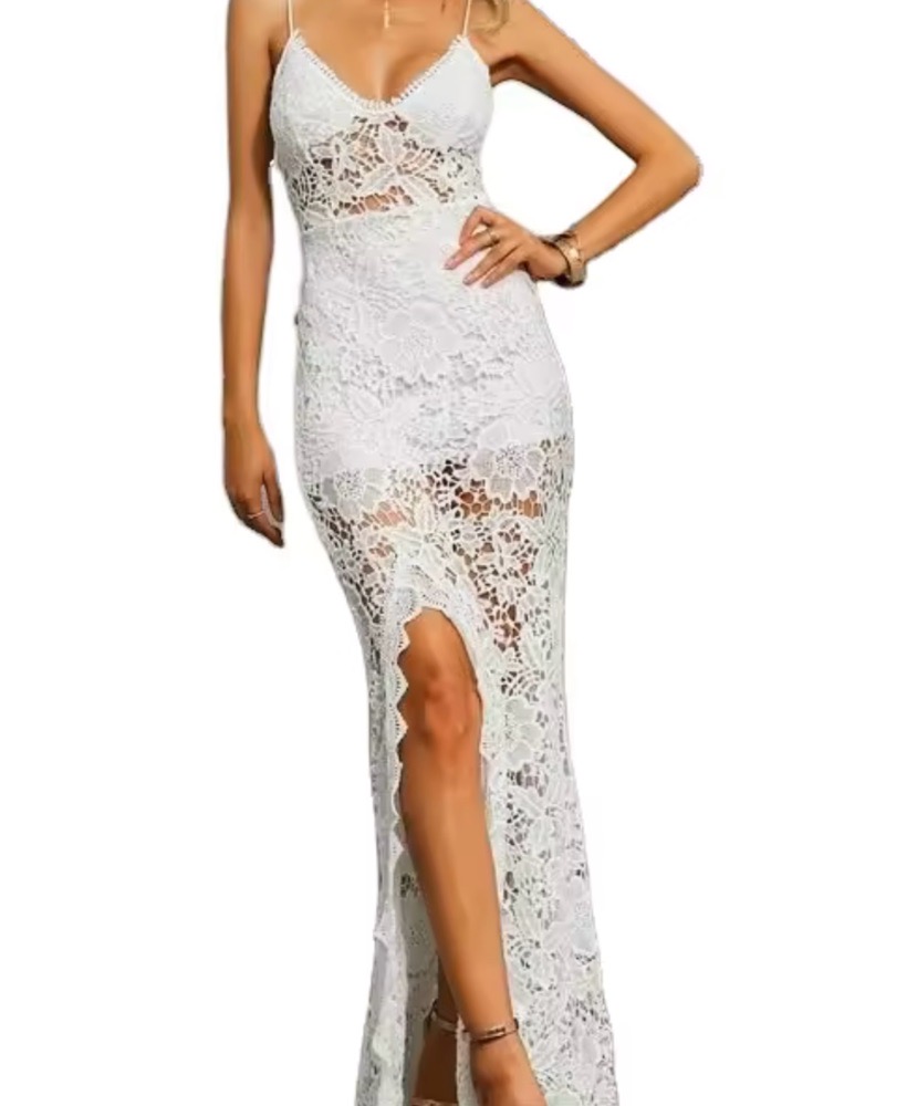 Robe blanche super elegante