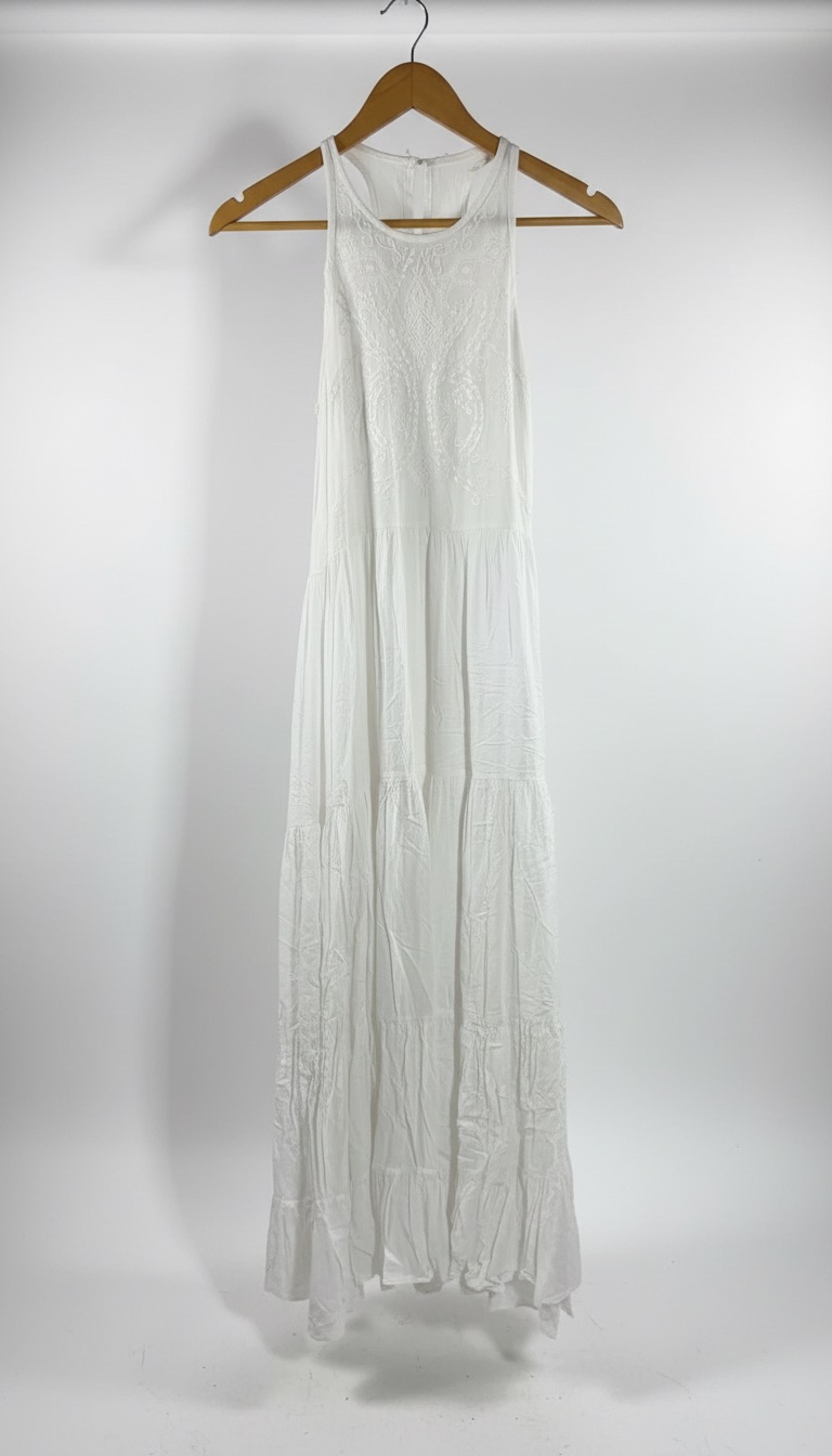 Robe blanche longue 