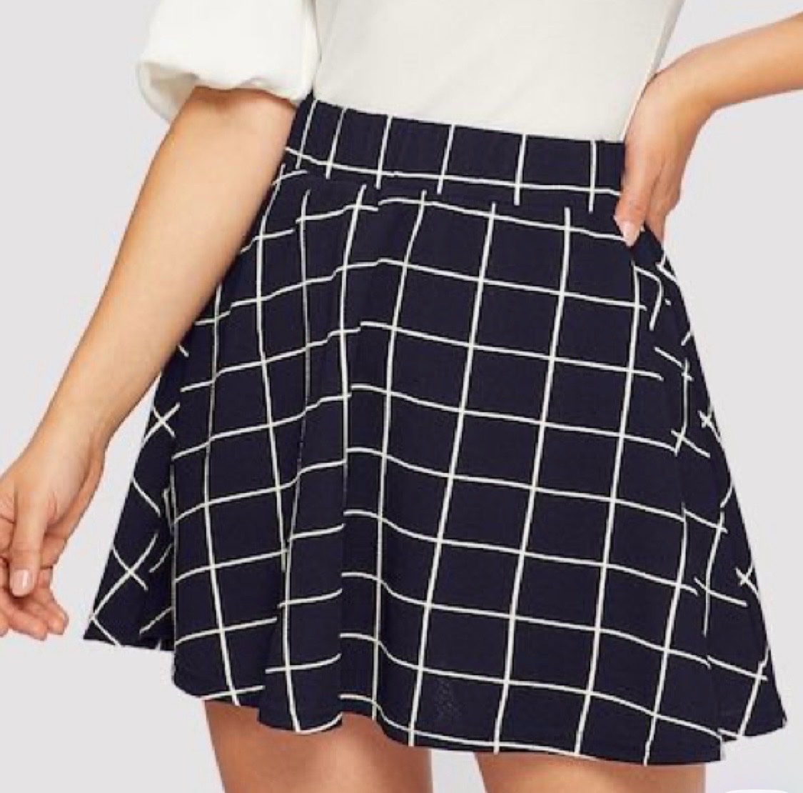 Jupe noir shein