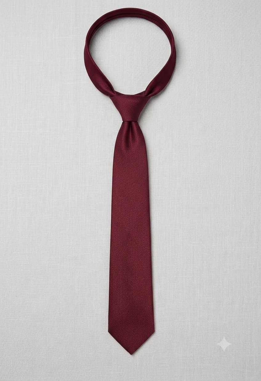 Cravatte rouge bordeaux 