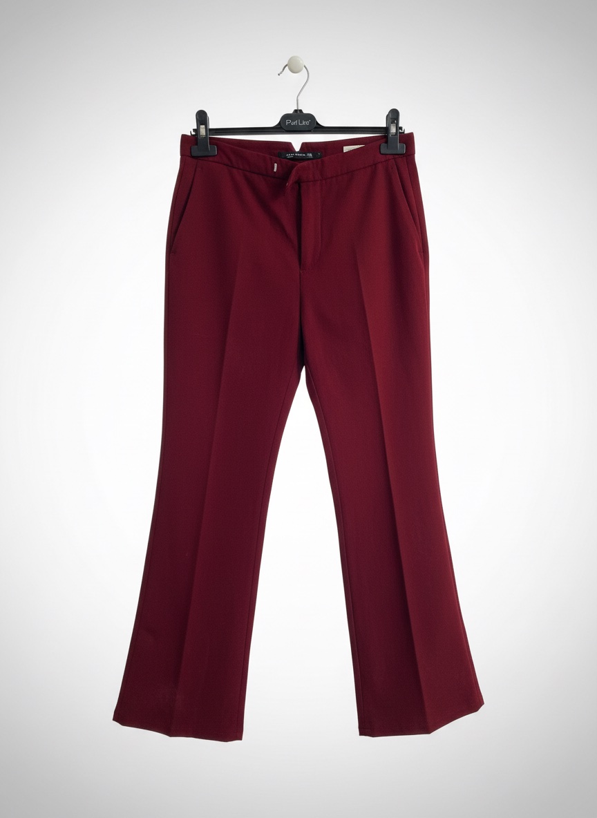 Pantallon rouge de zara