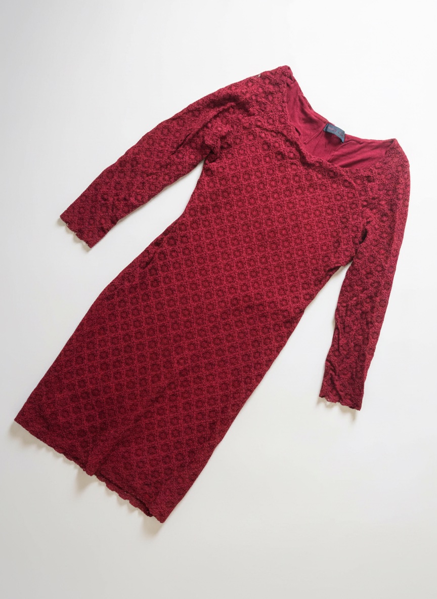 Mini robe rouge ajustee a 30dt 