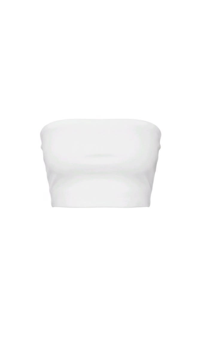 Top bandeau blanc 