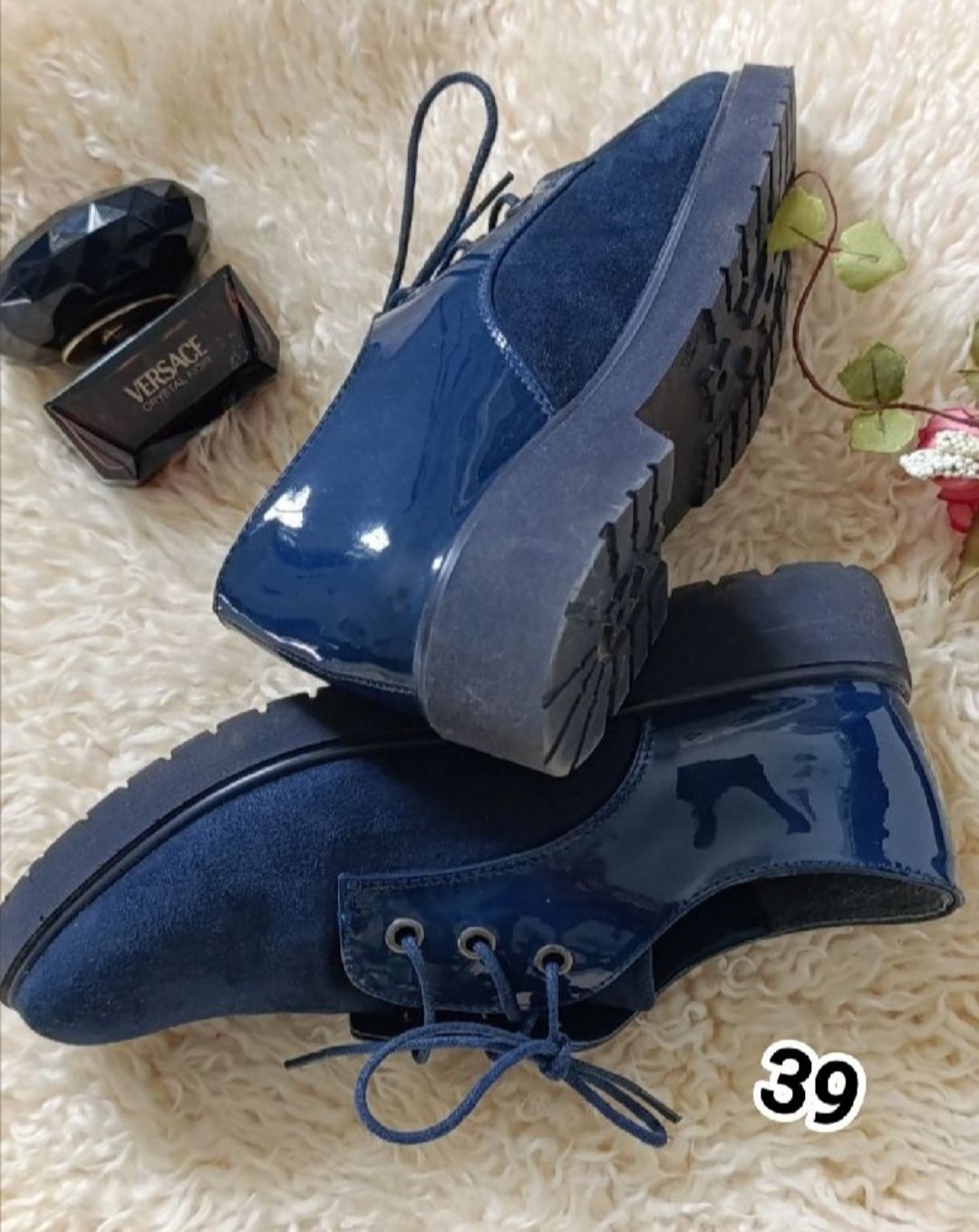 Chaussures confortables bleu marine 