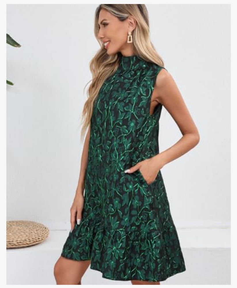 Robe Soirée Verte 💚