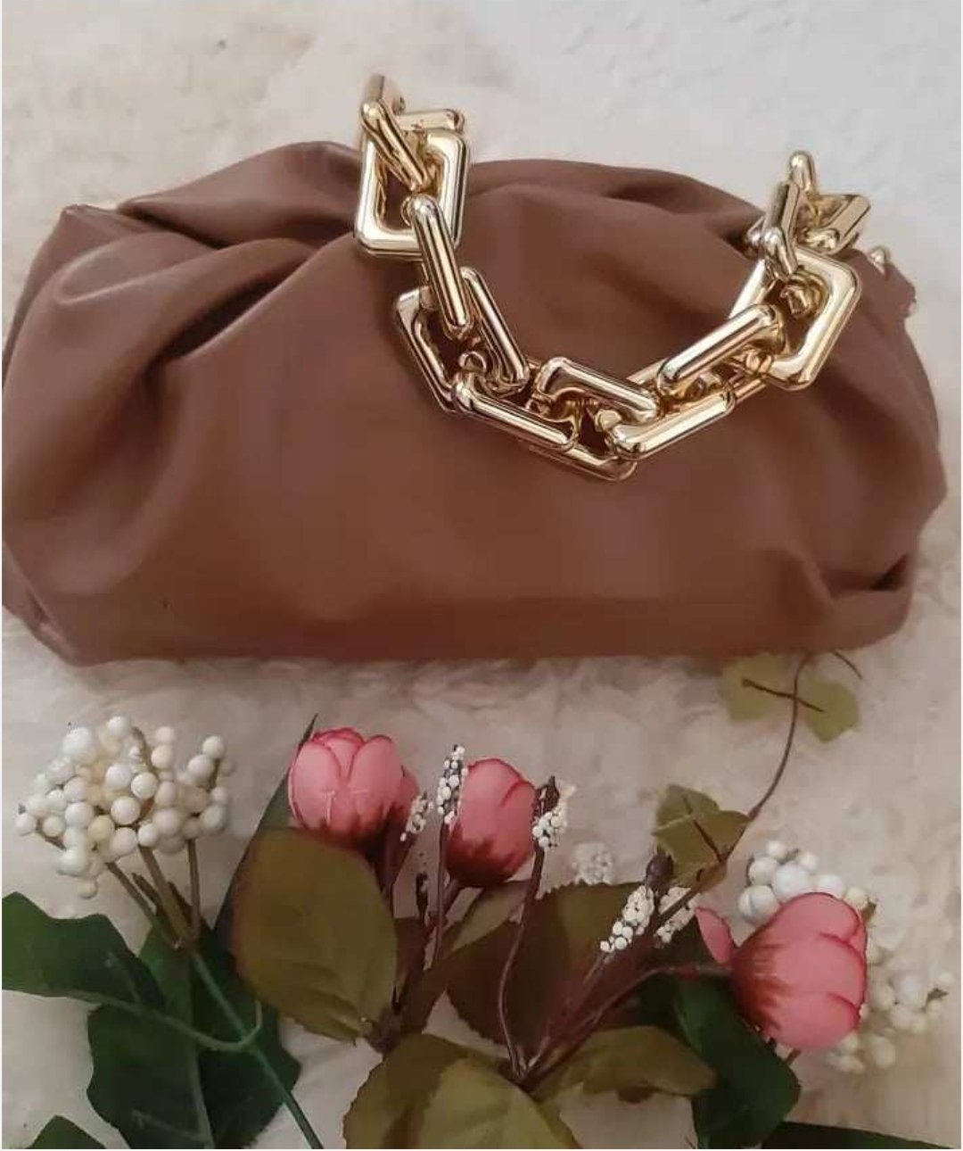 Sac style Bottega veneta camel