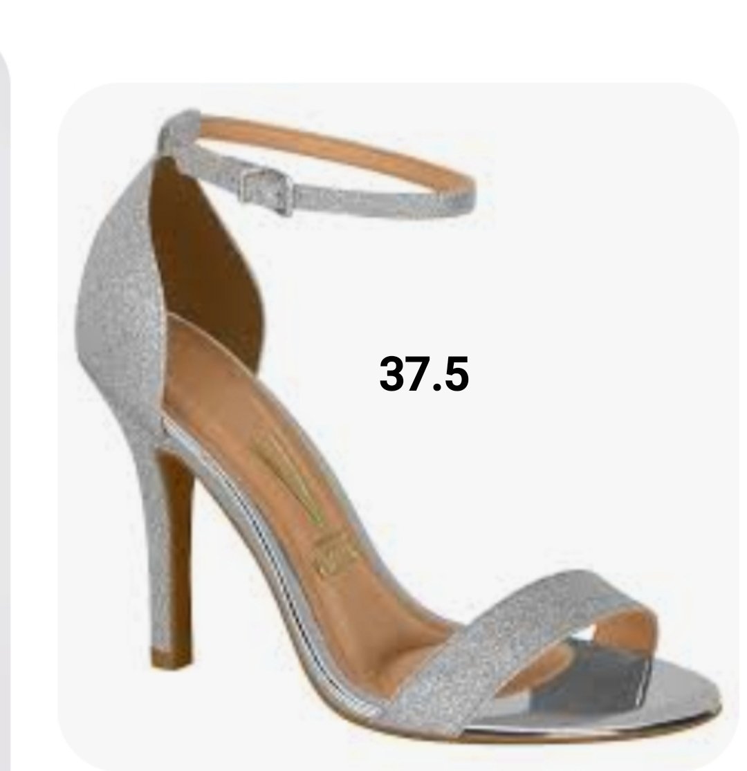 SILVER GLITTER Chaussures Soirée 