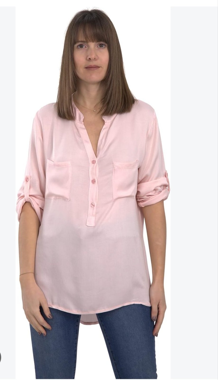Blouse 3al crêpe Rose Atmosphère 🩷