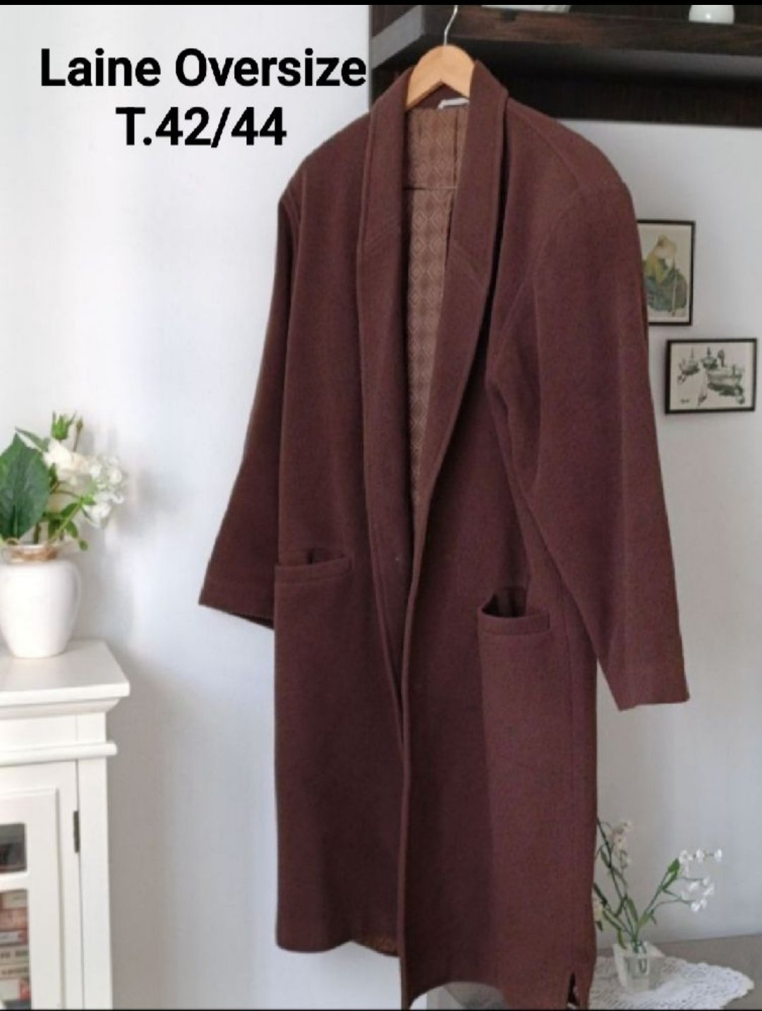Marron chocolat 42/44 laine