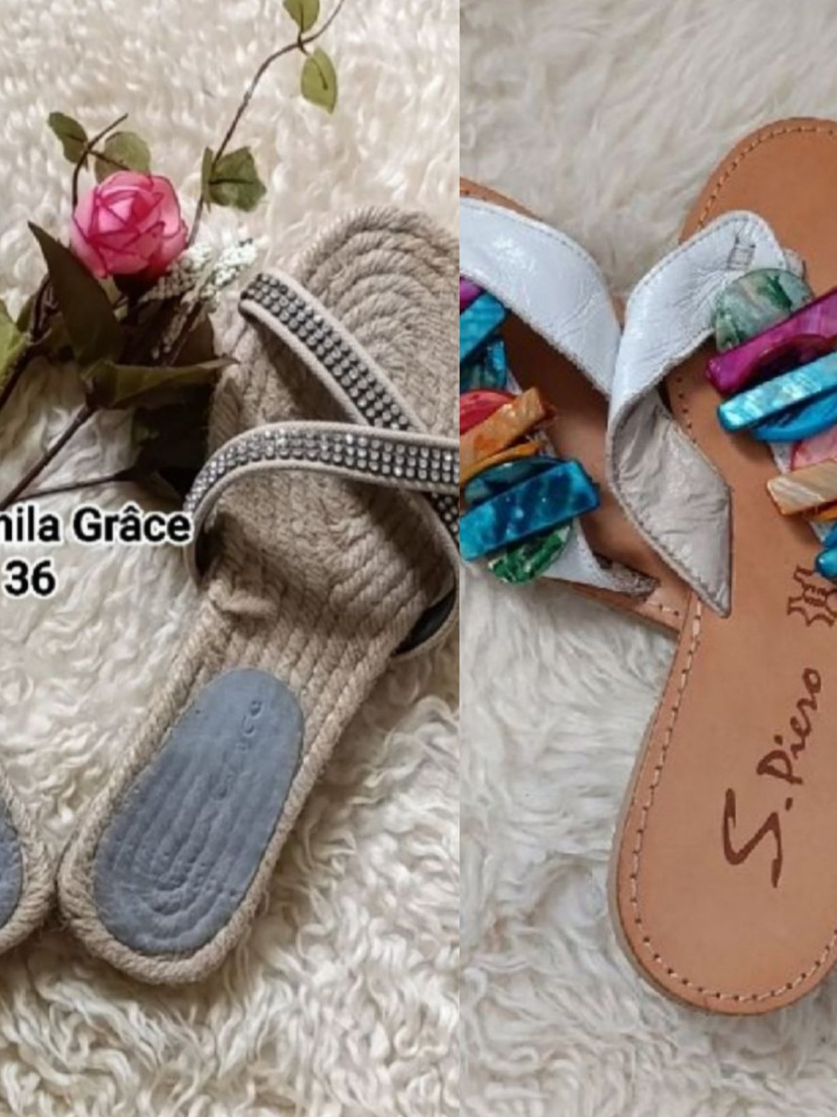 Lot de 2 Sandales 