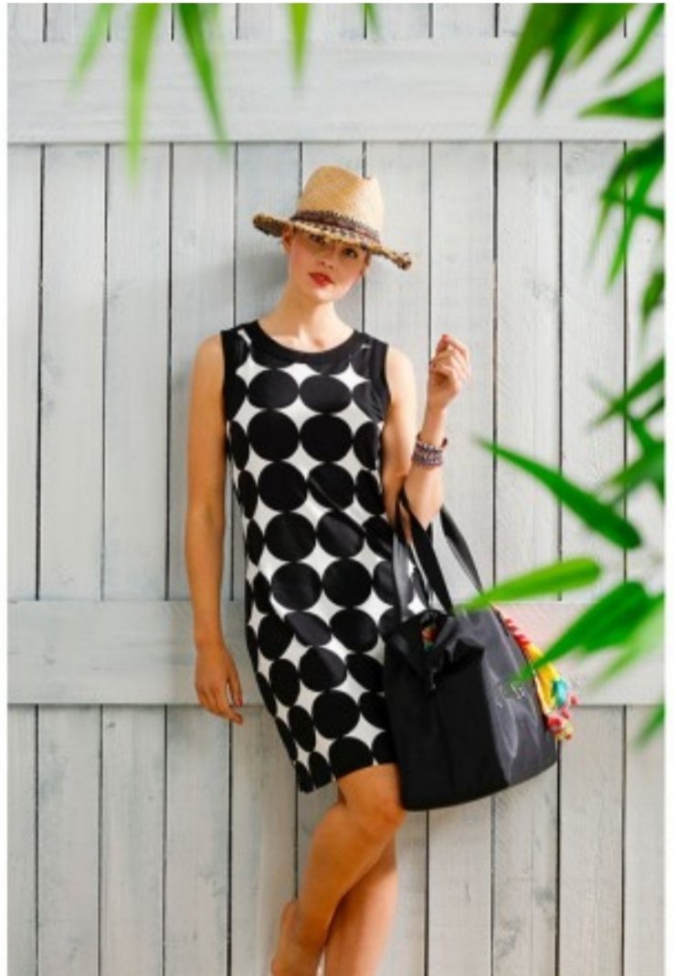  🏝️Robe d'été fleurie à pois – Miss Poem (L)