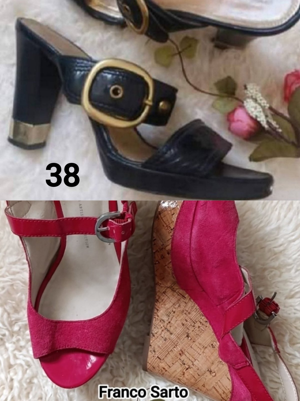 Lot 2 Chaussures, Coach & Franco Sarto ( soldés)